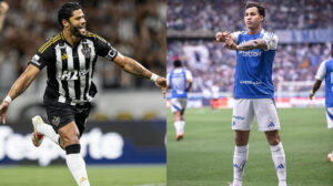 Hulk, do Atlético, e Kaio Jorge, do Cruzeiro (foto: Divulgação/Hulk e Divulgação/Kaio Jorge )